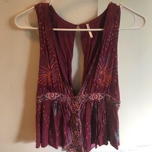 Free people peacock top